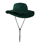 PRIME MOVER MC601 HAT COTTON WIDE BRIM GREEN SMALL TO MEDIUM