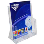 ITALPLAST BROCHURE HOLDER A5 CLEAR
