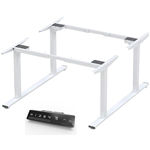 INFINITY ELECTRIC HEIGHT ADJUSTABLE DESK 4 MOTOR WHITE FRAME ONLY