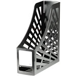 ITALPLAST GREENR RECYCLED MAGAZINE STAND BLACK