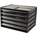 ITALPLAST GREENR RECYCLED DOCUMENT CABINET 5 DRAWER A4 BLACK