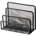 ITALPLAST WIRE MESH LETTER HOLDER SORTER BLACK