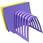 ITALPLAST PLASTIC STEP FILE ORGANISER GRAPE
