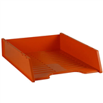 ITALPLAST MULTI FIT DOCUMENT TRAY A4 MANDARIN