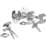 ESSELTE PAPER BINDER 25MM SILVER BOX 200