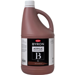 JASART BYRON ACRYLIC PAINT 2 LITRE BURNT SIENNA