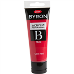JASART BYRON ACRYLIC PAINT 75ML COOL RED