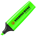 STABILO BOSS HIGHLIGHTER CHISEL GREEN