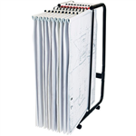 PLANHORSE MOBILE TROLLEY 20 CLAMP CAPACITY A0 BLACK