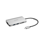 KENSINGTON UH1400P 8IN1 USBC DOCKING STATION GREY