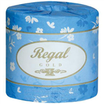 REGAL EXECUTIVE TOILET ROLL WRAPPED 2PLY 400 SHEET WHITE CARTON 48