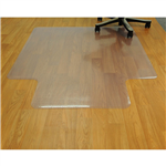 ANCHORMAT CHAIRMAT PVC KEYHOLE HARDFLOOR 1150 X 1350MM CLEAR