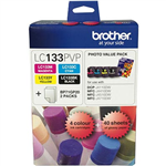 BROTHER LC133 INK CARTRIDGE PHOTO COLOUR VALUE PACK