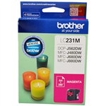 BROTHER LC231 INK CARTRIDGE MAGENTA
