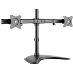BRATECK DUAL MONITOR DESKTOP STAND BLACK