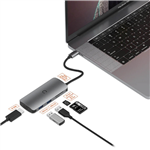 CYGNETT UNITE POCKETMATE MULTIPORT HUB ADAPTER DOCK USBC 6IN1