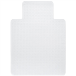 RAPIDLINE CHAIRMAT PVC KEYHOLE MEDIUM PILE CARPET 1200 X 915MM