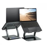 MBEAT STAGE P6 LAPTOP STAND WITH USBC DOCKING STATION BLACK
