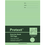 PROTEXT EXERCISE BOOK RULED 8MM 70GSM 128 PAGE 225 X 175MM GRASSHOPPER ASSORTED