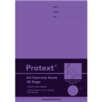 PROTEXT EXERCISE BOOK RULED 8MM 70GSM 48 PAGE A4 KANGAROO ASSORTED