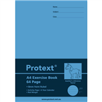PROTEXT EXERCISE BOOK RULED 8MM 70GSM 64 PAGE A4 HORSE ASSORTED