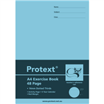 PROTEXT EXERCISE BOOK DOTTED THIRDS 14MM 70GSM 48 PAGE A4 CAT ASSORTED