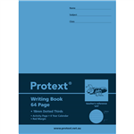 PROTEXT WRITING BOOK DOTTED THIRDS 18MM 70GSM 64 PAGE 330 X 240MM ANT ASSORTED
