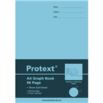 PROTEXT GRAPH BOOK 10MM 96 PAGE BILBY A4 ASSORTED