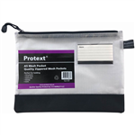 PROTEXT MESH POUCH WITH NOTE POCKET 275 X 205MM ASSORTED