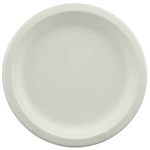 EARTH ECO PLATES ROUND 230MM WHITE PACK 25