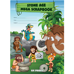STONE AGE MEGA SCRAPBOOK 70GSM 64 PAGE 330 X 240MM