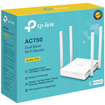 TPLINK ARCHER C24 AC750 DUALBAND WIFI ROUTER WHITE