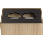 OLG KNOX SMALL PLANTER 610 X 455 X 200MM NORDIC MAPLE