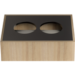 OLG KNOX SMALL PLANTER 610 X 455 X 200MM NEW OAK RAVINE