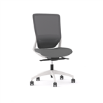 OLG ENGAGE TASK CHAIR NO ARMS WHITE