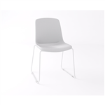 OLG VISTA GLIDE CHAIR FULLY UPHOLSTERED WHITE