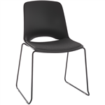 OLG VISTA GLIDE CHAIR PADDED SEAT BLACK