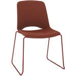 OLG VISTA GLIDE CHAIR PADDED SEAT RUST
