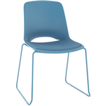 OLG VISTA GLIDE CHAIR PADDED SEAT SKY