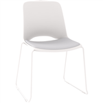 OLG VISTA GLIDE CHAIR PADDED SEAT WHITE