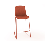 OLG VISTA RISE BARSTOOL FULLY UPHOLSTERED RUST