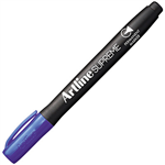 ARTLINE SUPREME ANTIMICROBIAL PERMANENT MARKER BULLET 10MM PURPLE