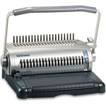 QUPA S100 MANUAL BINDING MACHINE PLASTIC COMB GREY
