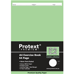 PROTEXT E2 PREMIUM EXERCISE BOOK RULED 8MM 70GSM 64 PAGE A4 ASSORTED