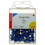 ESSELTE PUSH PINS BLUE PACK 50