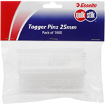 QUIKSTIK TAGGER GUN PINS 25MM PACK 1000