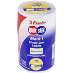QUIKSTIK MARK I PRICING GUN LABEL REMOVABLE 1500 LABELSROLL 22 X 12MM WHITE PACK 5