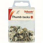 ESSELTE DRAWING PINS SILVER PACK 100