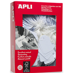 APLI STRUNG TICKETS 18 X 29MM WHITE BOX 1000