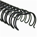 GBC WIRE BINDING COMB 34 LOOP 14MM A4 BLACK PACK 100